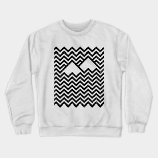 Twin-Peaks Crewneck Sweatshirt